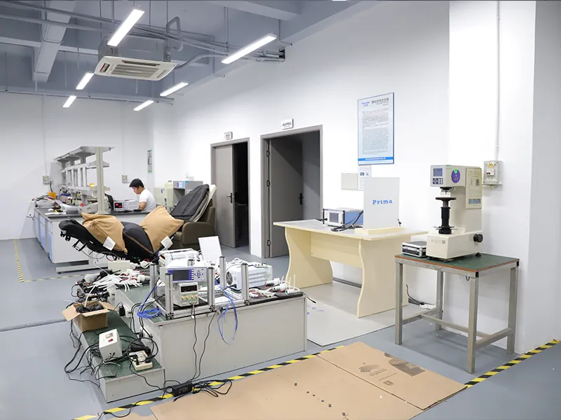 Forrest massage product test benches supporting structural and repeated-use checks