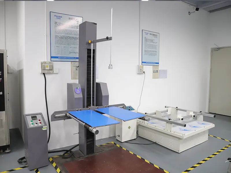 Forrest packaging and transportation test area for massage chair export packing