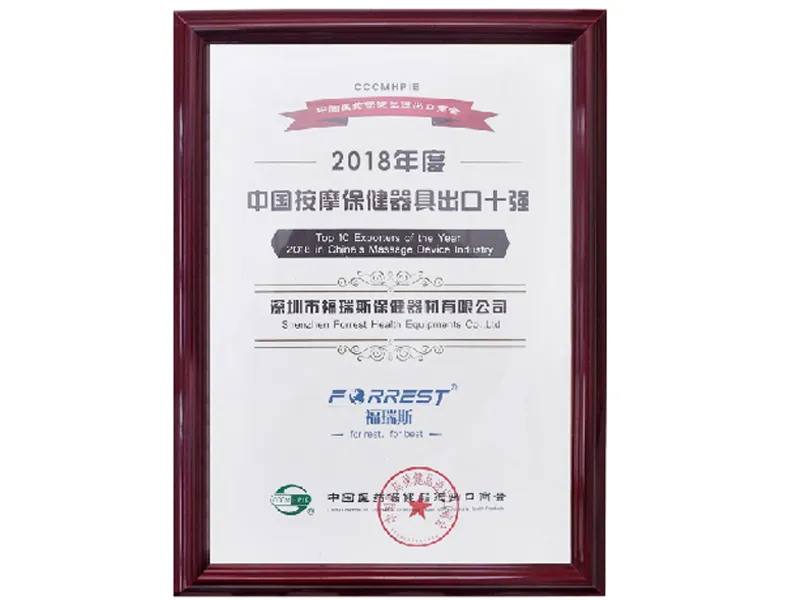 Four Consecutive Years as a Top 10 National Exporter