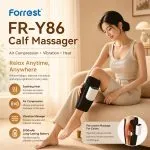 FR-Y86 Percussion Calf Massager – Cordless Deep Tissue Massage with Air, Heat & Vibration