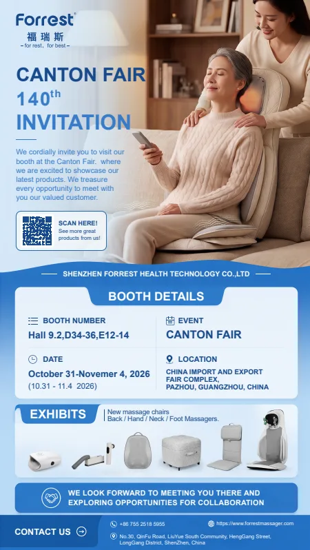 Forrest 140th Canton Fair Booth Hall 9.2 D34-36 E12-14